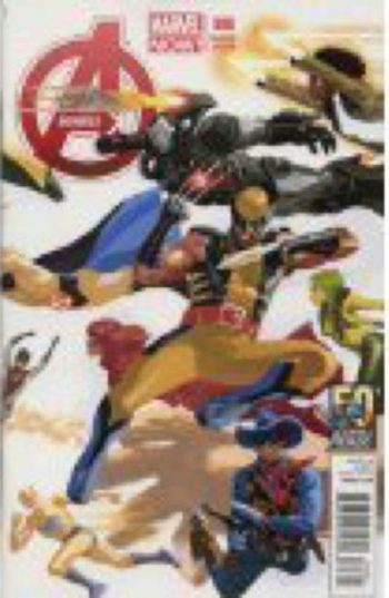 AVENGERS #8 AVENGERS 50TH ANNIVERSARY VAR NOW