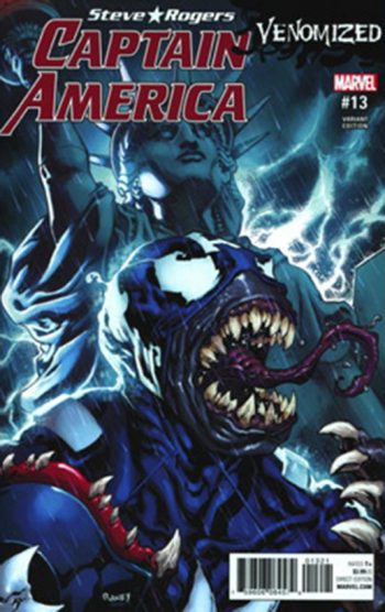 CAPTAIN AMERICA STEVE ROGERS #13 RANEY VENOMIZED VAR