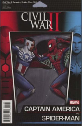 CIVIL WAR II AMAZING SPIDER-MAN #1 (OF 4) ACTION FIGURE VAR