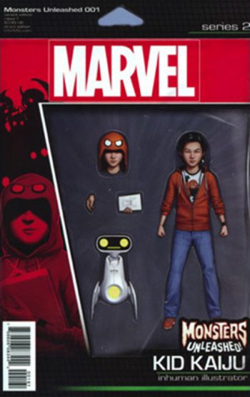 MONSTERS UNLEASHED #1 CHRISTOPHER ACTION FIGURE VAR