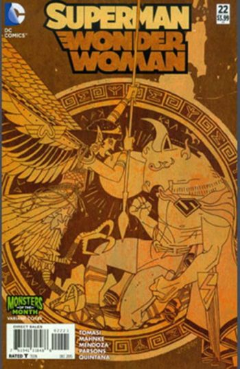 SUPERMAN WONDER WOMAN #22 MONSTERS VAR ED