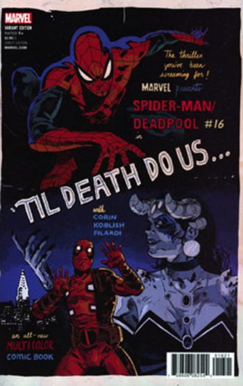 SPIDER-MAN DEADPOOL #16 WALSH POSTER VAR