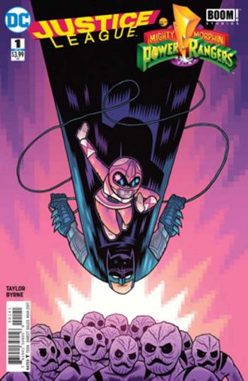 JL POWER RANGERS #1 (OF 6) BATMAN PINK RANGER VAR