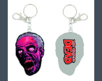 WALKING DEAD ZOMBIE HEAD KEYCHAIN