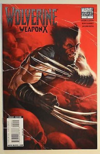 Wolverine Weapon X 2 (2009) Variant Cover