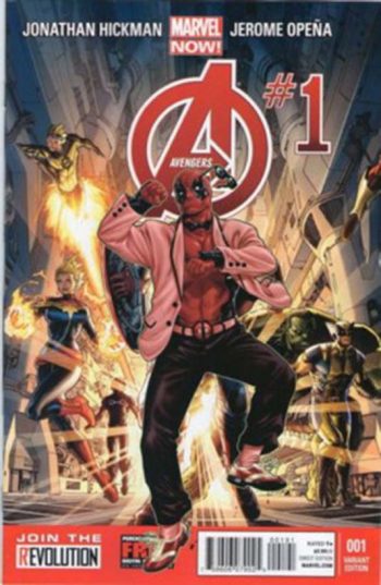 Avengers (2013) #1 Deadpool Variant Gangnam Style