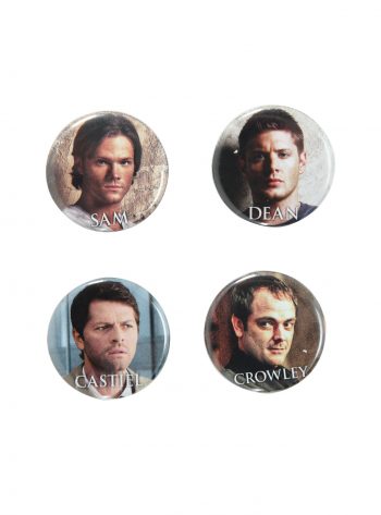 SUPERNATURAL CHARACTERS PIN SET