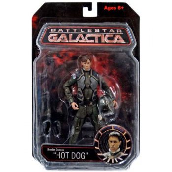 BATTLESTAR GALACTICA DIAMOND SELECT BRENDAN COSTANZA HOT DOG ACION FIGURE