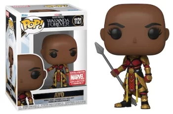 FUNKO POP MARVEL STUDIOS BLACK PANTHER WAKANDA FOREVER AYO MARVEL COLLECTOR CORPS EXCLUSIVE VINYL FIGURE
