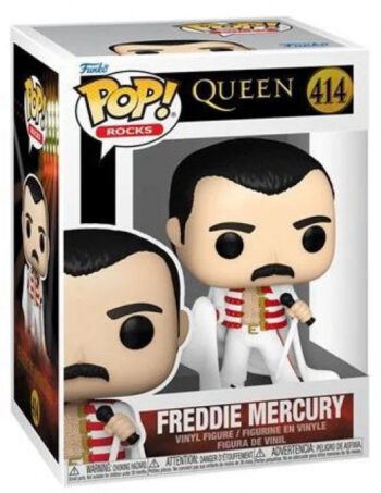 FUNKO POP ROCKS QUEEN FREDDIE MERCURY WITH CAPE VINYL FIGURE