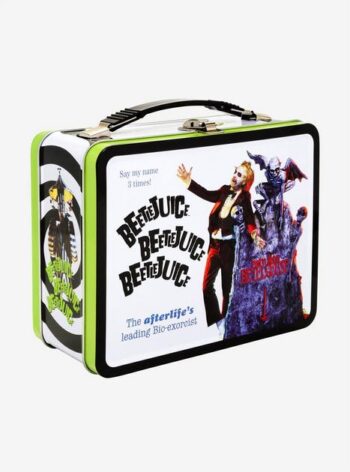 BEETLEJUICE MOVIE POSTER METAL LUNCH BOX (NOTE)