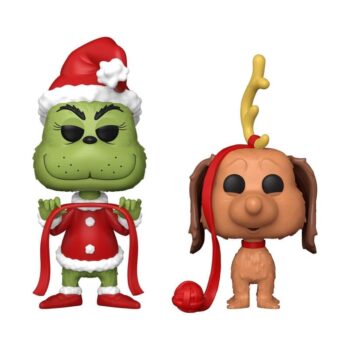 FUNKO POP BOOKS HOW THE GRINCH STOLE CHRISTMAS GRINCH & MAX TWO PACK VINYL FIGURES